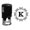 Black, variant on Printtoo Self Inking Office Stationary Octagon Celtic Swirl Frame Alphabet K Monogram R-40 Rubber Stamp-Violet