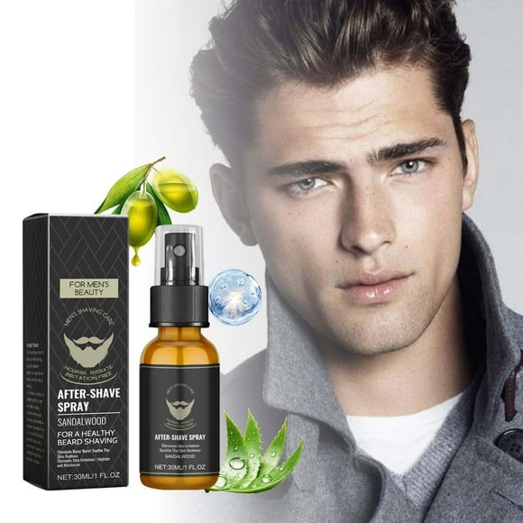 Herunwer After Shave Spray, Aftershave For Men, Men's Skincare Luxurious Aftershave Spray - Face Moisturizes And Razor Bump Relief, Aftershave Spray Soothes Skin With Sandalwood Scent