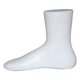 thumbnail image 1 of Molde para zapatos y calcetines, herramientas para modelar pies, maniquí con cadena para tobillo y exhibición en vinilo PVC. Blanco, 1 of 8