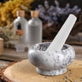 thumbnail image 3 of ELAYARD White Ceramic Pestle with Smooth Grip, Easy to Clean Manual Food for Kitchen and Cooking Use, 3 of 7