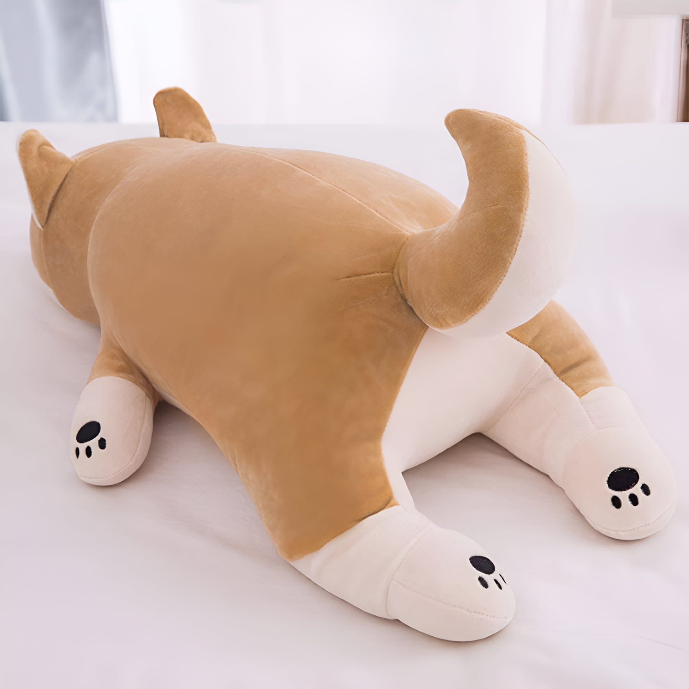 BESTSKY 2026 New 30"Shiba Inu Plush Stuffed Animal,Weighted Stuffed Animals for Anxiety,Giant Weighted Plush,Dog Plush Pillow Hugging Pillow Sleeping Cushion Soft Plush Toy Big Stuffed Animals