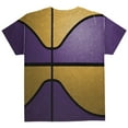thumbnail image 2 of Championship Basketball Purple and Gold All Over Youth T Shirt Multi YLG, 2 of 2