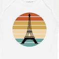 thumbnail image 4 of Inktastic Paris Eiffel Tower Retro Sunset Boys or Girls Baby Bodysuit, 4 of 5