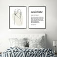 thumbnail image 4 of Dibujo abstracto de una línea para la cara de una pareja, impresión minimalista, regalos románticos para parejas, pintura en lienzo, arte de pared para dormitorio y hogar, decoración, 4 of 5