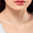 thumbnail image 6 of 1 CT Diamond Solitaire Pendant Necklace for Women in 14K White Gold 16" to 18" Adjustable Chain (I2-I3, H-I-J) by Jolene Jarrett, 6 of 6