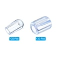 thumbnail image 3 of REGALWOVEN Kitchen Sink Rack Feet, 20Pcs Plastic Sink Protector Feet with Bumper Cover for Sink Rack Grid Clear, 3 of 7