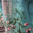 thumbnail image 5 of SOMER Plus Size Tops For Women Vintage Floral Print Loose Short Sleeve T-Shirt Casual Summer Crew Neck Top, 5 of 7