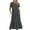 Dark Gray#1, variant on Homenesgenics Summer Dresses for Women Plus Size 3X New Arrivals Women's Summer Casual Short Sleeve Crewneck Dress Casual Flowy Tiered Maxi Beach Dress with Pockets