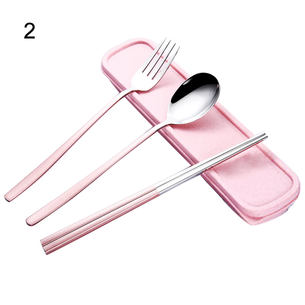 Details about   Portable Travel Tableware Storage Box Case for Cutlery Kit Flatware Chopsticks 