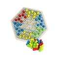 thumbnail image 4 of Juego de mesa triangular, ajedrez en cadena, juego familiar, divertido juguete de ingenio, juego de banda elástica triangular, juego interactivo para, 4 of 9