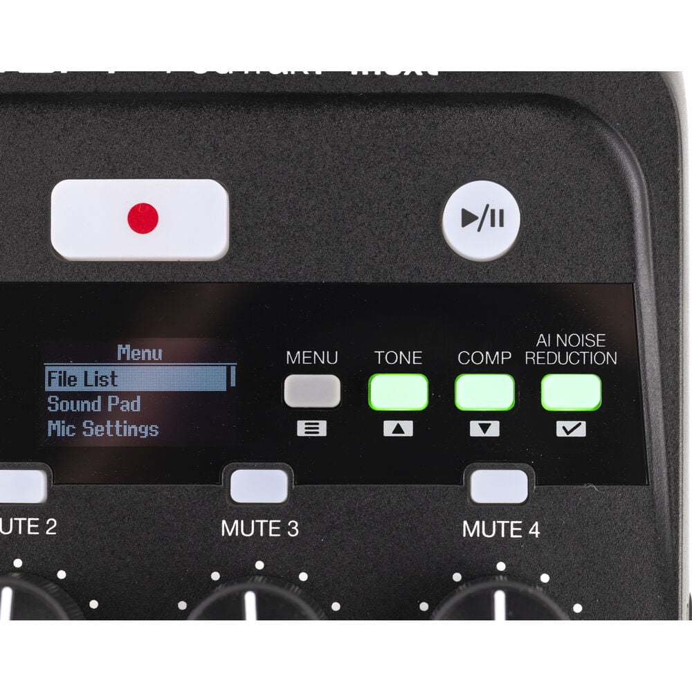 Zoom PodTrak P4next Portable Multitrack Podcast Recorder, 4 XLR Inputs +70 dB Gain, AI Noise Reduction, 48 kHz/24-Bit Recording Bundle with ZDM-1 Podcast Mic Pack, Podcast Microphone, ZHP-1 Headphone