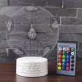 thumbnail image 4 of 3D Illusion Football Lamp Real Madrid 7 Colors LED Touch Table Lamp Bedroom Home Decor, 4 of 4