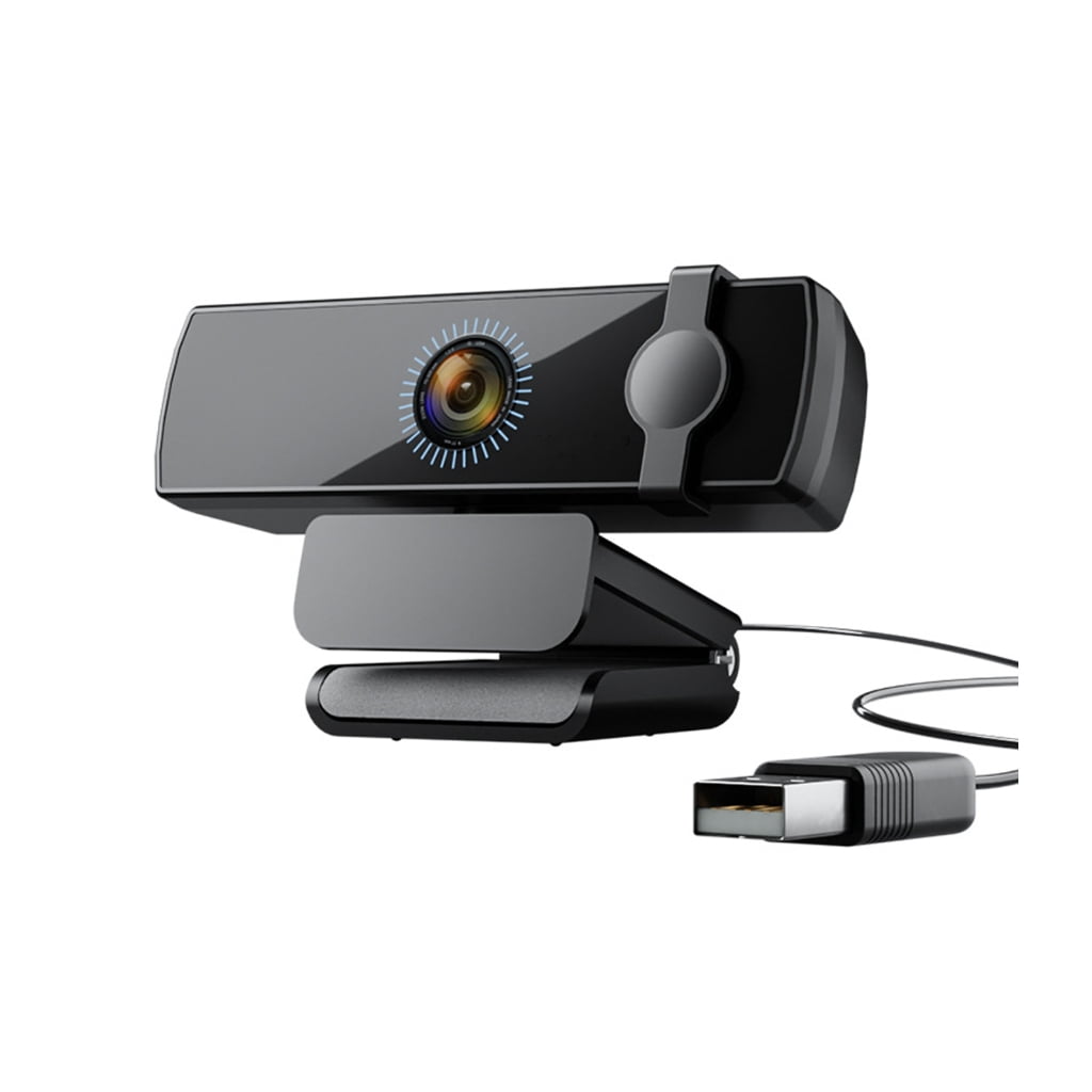 MOMOJIA Auto Focuses Webcam 1080P Computer Camera With 120° Wide View Facials Recognition 360 Rotations Noise Reductions Mics