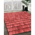 thumbnail image 3 of Ahgly Company Machine Washable Indoor Rectangle Transitional Red Area Rugs, 8' x 12', 3 of 7