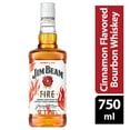 thumbnail image 2 of Jim Beam Kentucky Fire Cinnamon Flavored Whiskey, 750 ml Single Glass Bottle, 33% ABV, 65 Proof, 2 of 5