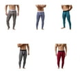 thumbnail image 4 of Pantalones térmicos para hombre color rayado cálido grueso fino Qarigey, 4 of 6