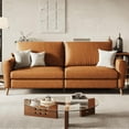 thumbnail image 2 of Bingirl Canapé 84 Pouces, Sofa 3 Places pour Salon, Causeuse Moderne, Brun, 2 of 8