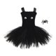 thumbnail image 1 of Black Spider Hair Clip Tutu Dress For Halloween Celebrations Ideal For Girls And Babies Size S 1 Set, 1 of 5