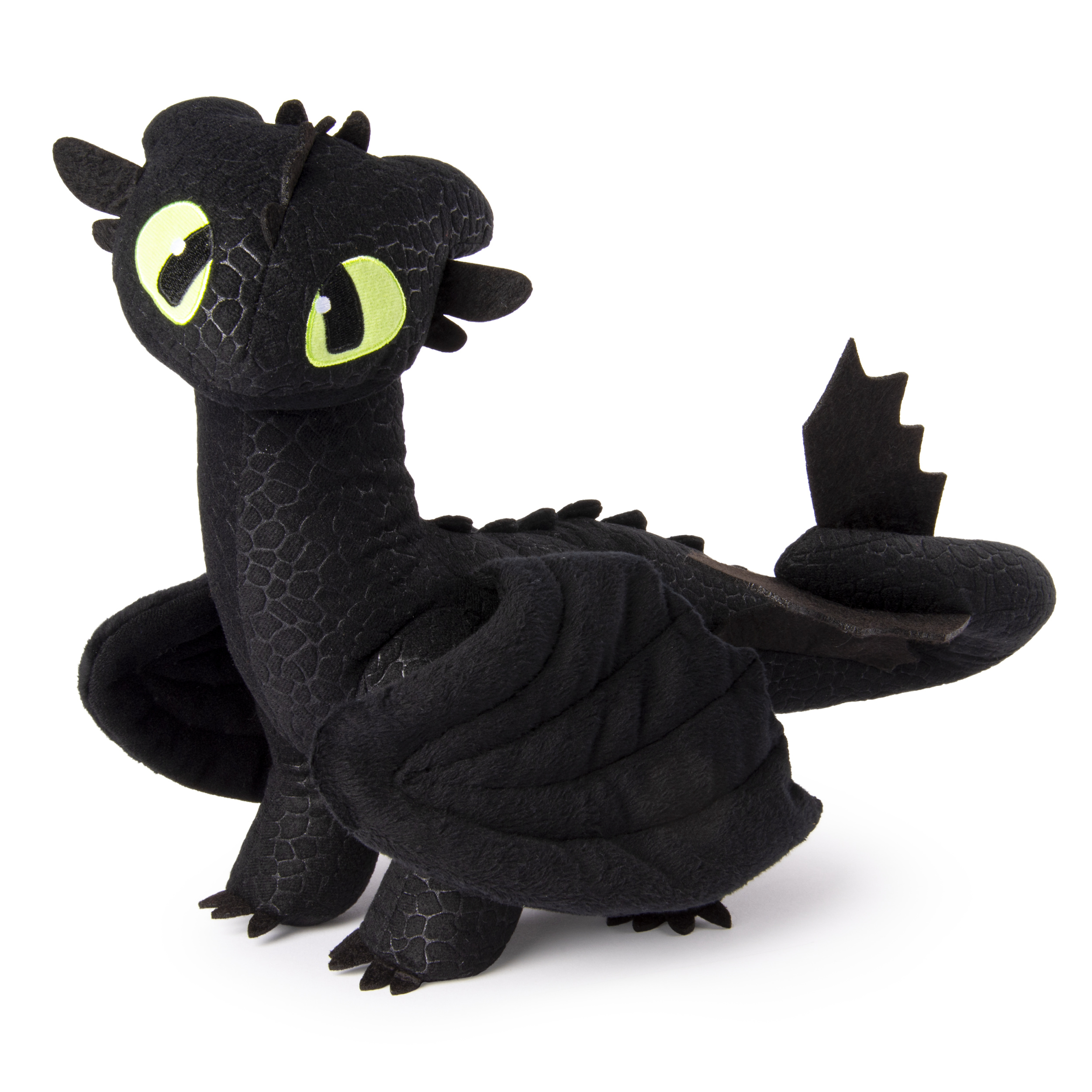DreamWorks Dragons, Toothless 14-inch Deluxe Plush Dragon, for Kids Aged 4 and up - image 2 of 3