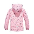 thumbnail image 2 of MGEOY Boys Girls Rain Jackets Lightweight Waterproof Hooded Cotton Raincoats Windbreakers for Kids, 2 of 7