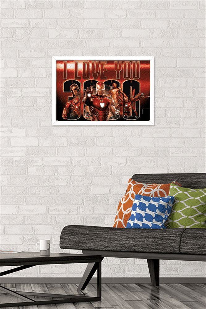 Marvel - I Love You 3000 Wall Poster, 14.725" x 22.375", Framed