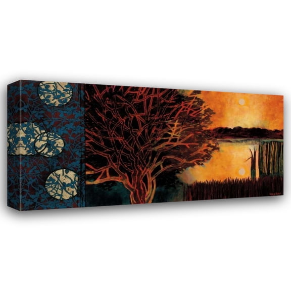 Valerie Willson 24x14 Gallery Wrapped Canvas Wall Art Titled - Burning Heart