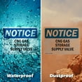 thumbnail image 6 of (2 Pack) CNG Gas Storage Supply Valve OSHA Notice Sign 14 Inch X 10 Inch Indoor / Outdoor Rust-Free Aluminum Metal Signs for Workplace, Workshop, and Construction Site, Made in the USA, 6 of 8