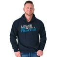 thumbnail image 5 of Lover Not Fighter Peace Love Friendly Hoodie Sweatshirt Women Men Brisco Brands S, 5 of 5