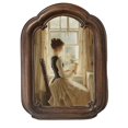 thumbnail image 3 of veasfak Retro Resin Photo Frame Decorative Hand Painted Home Decoration Tabletop Display 15.5x19.6cm, 3 of 9