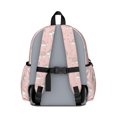 thumbnail image 3 of Unicorn and Star Pink Pattern Cute School Backpack with Padded Back and Adjustable Shoulder Straps 13.4"x11"x4.7", 3 of 5