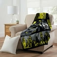 thumbnail image 4 of Batman Legendary Kids Micro Raschel Throw Blanket, 4 of 6