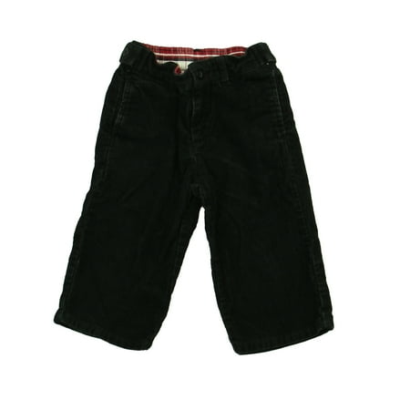 

Pre-owned Janie & Jack Boys Black Corduroy Pants size: 12-18 months
