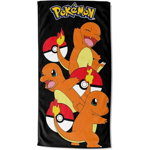 Pokemon 835947 30 x 60 in. Pokemon Hot Charmander Beach Towel