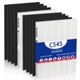 thumbnail image 1 of Breshair C545 Filtro De Repuesto Compatible Con Purificador De Aire Winix C545 2 Filtros Hepa Verdaderos S Y 8 Filtros De Carbón Activado Comparar Con La Pieza # 1712-0096-00 Y 2522-0058-00, 1 of 5