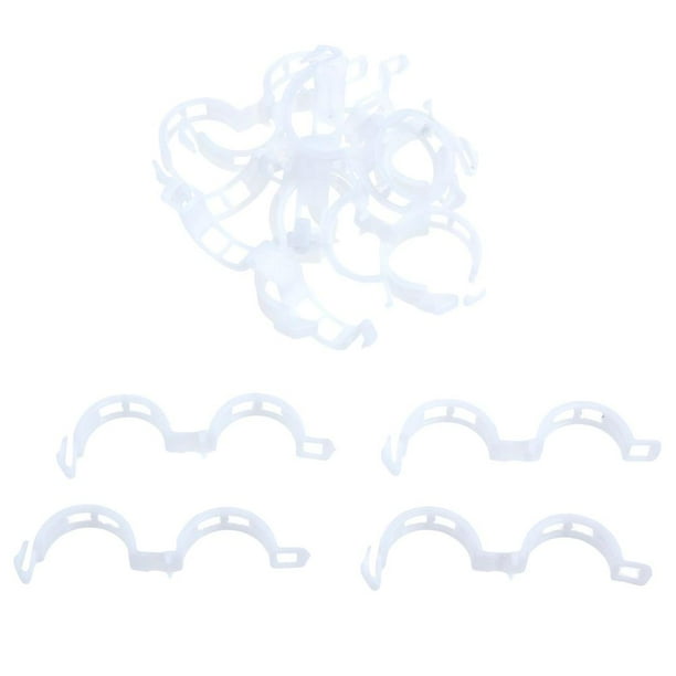 Clips Soporte para Plantas Jardín 200 Uds. para Enrejado Tomate Invernadero
