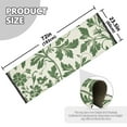 thumbnail image 5 of Yayeee Runner Rug for Bedroom 2'x6' Machine Washable Hallway Non Slip Mat, Green Floral, 5 of 8