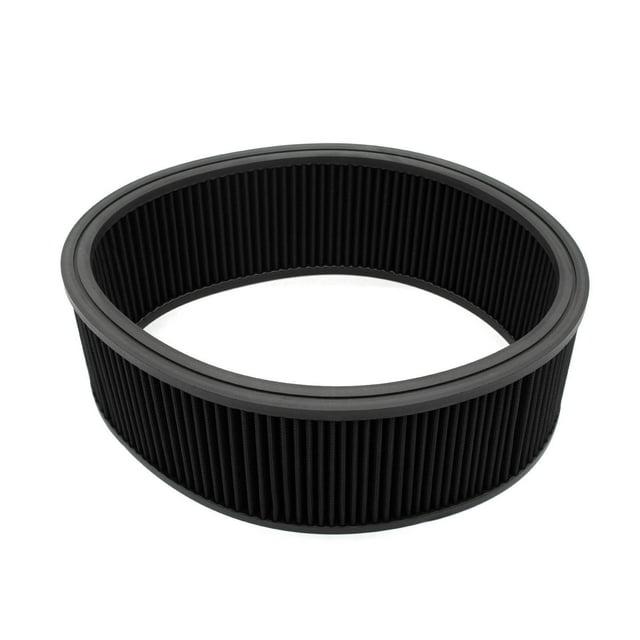 Tignapoo High-Performance Black Steel Mesh Air Filter for Enhanced Airflow, 14x5 Inches, Lightweight Design (890g)