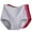 Gray, variant on Wdfiry 3PC Underwear for Women Plus Size Period Leak Proof Cotton Panty Bladder Control Panties Postpartum Menstrual Briefs