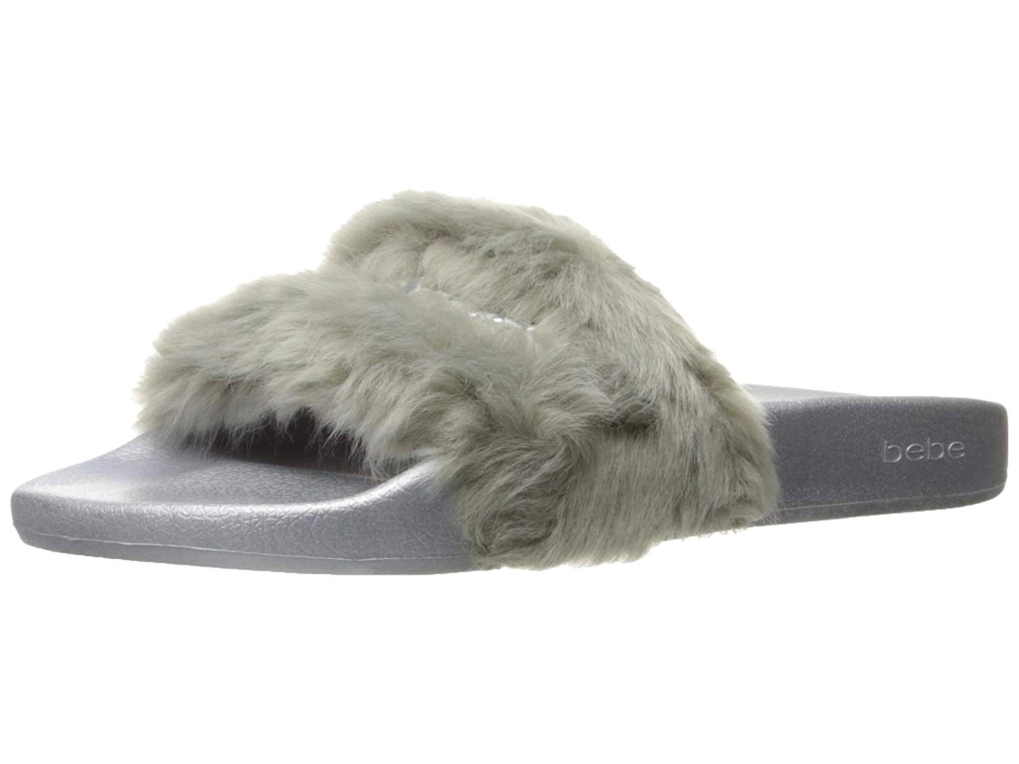 bebe women's slide sandals