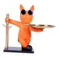 thumbnail image 4 of Ganchos para almacenamiento de joyas, bandeja para llaves, oficina, hogar, figura de perro, estatua de resina, organizador colgante para artículos, 4 of 9