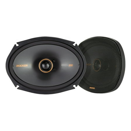 Kicker 47KSC6904 Car Audio 6 by 9 Inch Coaxial 600W Full Range Speakers (Pair)