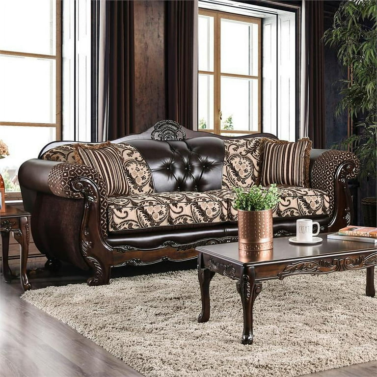 Faux leather sofa set deals