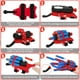 thumbnail image 3 of Juego de 2 juegos de Spider Web Shooter Genqiang con guantes de superhéroe para niños, 3 of 8