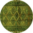 thumbnail image 1 of Ahgly Company Indoor Round Persian Green Traditional Area Rugs, 4' Round, 1 of 1