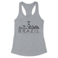 thumbnail image 1 of Skyline Brazil Tank Top Fitted Racerback Women's Small Heather Grey, 1 of 5
