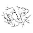 thumbnail image 1 of Conector Giratorio de 20 Piezas Macarena Triple Acero Inoxidable 3 Vías, 1 of 5
