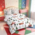 thumbnail image 2 of Manfei Farmhouse Santa Claus 7-Piece King Bedding,Western Xmas Festive King Bed in a Bag,Xmas Reversible, 2 of 7