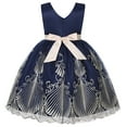 thumbnail image 3 of Easter Christmas Dresses for Little Girls Toddler Kids Flower Girl Dress Size 7 8 Years Teen Elegant Party Paegant Princess Birthday Formal Ball Gown Fairy Dresses, 3 of 4