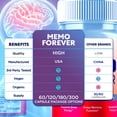 thumbnail image 4 of Memo Forever Advanced Brain Support Formula Supplement MemoForever 180 Capsules, 4 of 8