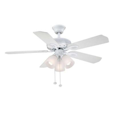 Glendale 42 In White Ceiling Fan By Air Cool Walmart Com